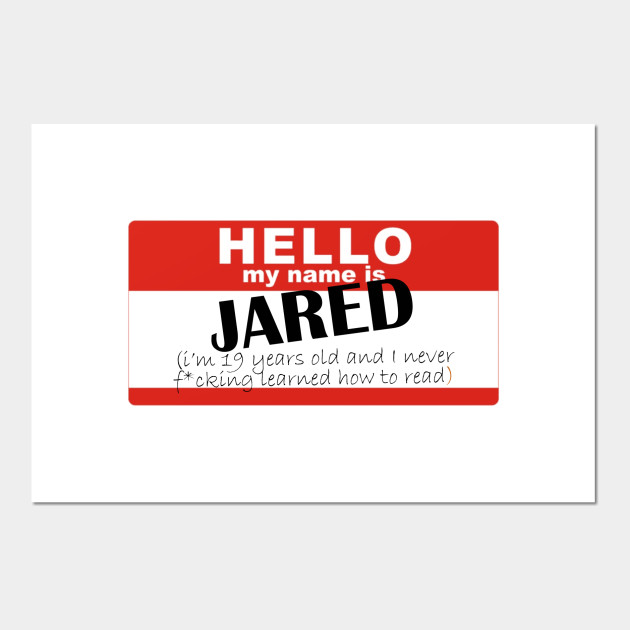 Hi my name's Jared and I never learned how to read